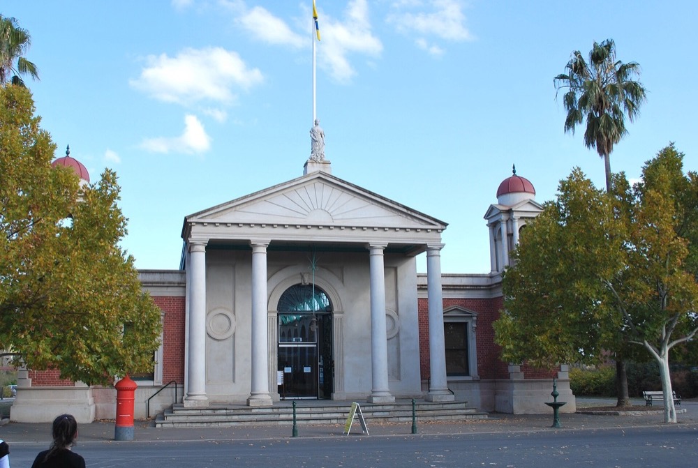 Castlemaine Market Building in autumn